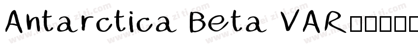 Antarctica Beta VAR字体转换